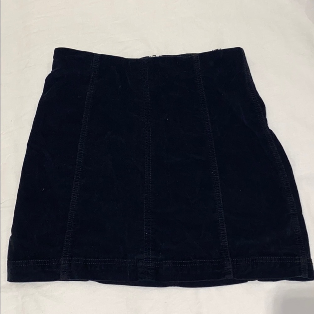 Free People Corduroy Mini Skirt